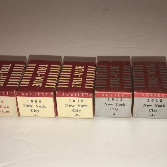 Tru-vue Film Strip Lot Of 5 New York Aquarium 102 - Picture 3 of 7